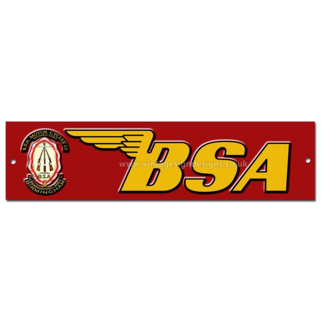 Bsa Motorcycle Company High Grade Metal Sign/Wall Decor - image 1