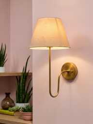 Antique Wall Mounted Sconce - Lamp With Shade Light Mid Century Lighting Sconces