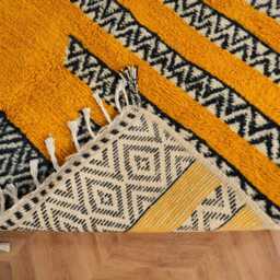 Handmade Beni Ourain Wool Rug - Customizable & Unique, Custom Moroccan Rug, Rug, Berber Rug - thumbnail 4