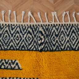 Handmade Beni Ourain Wool Rug - Customizable & Unique, Custom Moroccan Rug, Rug, Berber Rug - thumbnail 3