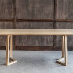 Oak Dining Table, Modern Kitchen Breakfast Table - thumbnail 2