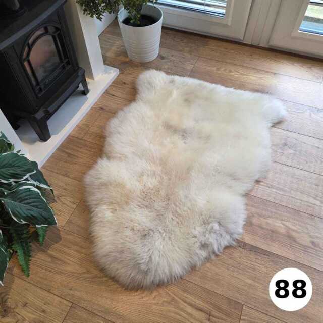 100% British Undyed Rare Breed Sheepskin Rug - 88