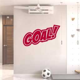 Goal Sticker Football Wall Decor Gift For Footballer Soccer Art Boys Bedroom Goal Decoration Gifts - thumbnail 2