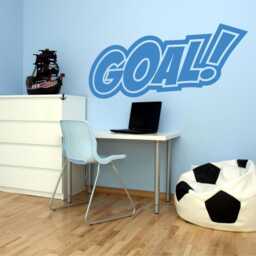 Goal Sticker Football Wall Decor Gift For Footballer Soccer Art Boys Bedroom Goal Decoration Gifts - thumbnail 3