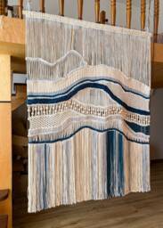 Extra Large Macrame Wall Hanging, Huge Wall Decor, Tapestry Weave Double-Sided Hanging, Macrame Divider