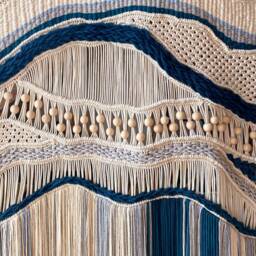 Extra Large Macrame Wall Hanging, Huge Wall Decor, Tapestry Weave Double-Sided Hanging, Macrame Divider - thumbnail 3