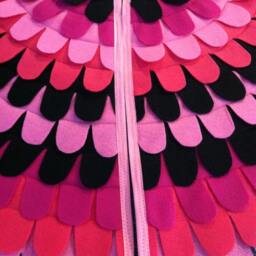 Flamingo Wings // Costume Light Pinks Or Dark Made From Recycled Plastic Bottles Soft & Washable - thumbnail 3