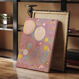 Hilma Af Klint Wall Art, The Ten Largest No 8 Adulthood Poster, Pastel Abstract Gicl??e Trendy Art Print, Museum Printable, Home Decor - thumbnail 3