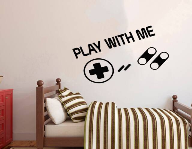 Gamer Wall Decal Video Game Controller, Gaming Room Decor 4004 - image 1