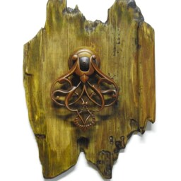 Wood Carving Art, Turkish Doorknocker, Aging Style - 3 A Special Gift For Christmas - thumbnail 2