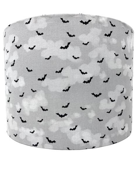 Bats Lampshade Gothic Grey Light Shade For Table/Ceiling Lamps - image 1