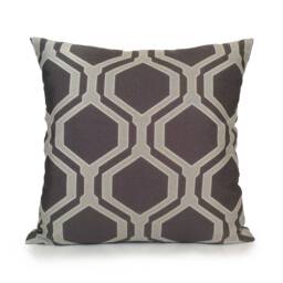 Light & Dark Grey Pillow, Throw Pillow Cover, Decorative Cushion Pillowcase, Toss, Cotton Blend, Geometric Pattern - thumbnail 1