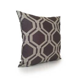 Light & Dark Grey Pillow, Throw Pillow Cover, Decorative Cushion Pillowcase, Toss, Cotton Blend, Geometric Pattern - thumbnail 2