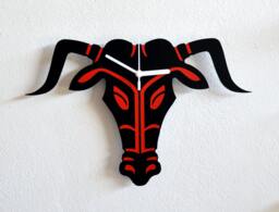 Tribal Bull - Wall Clock - thumbnail 1