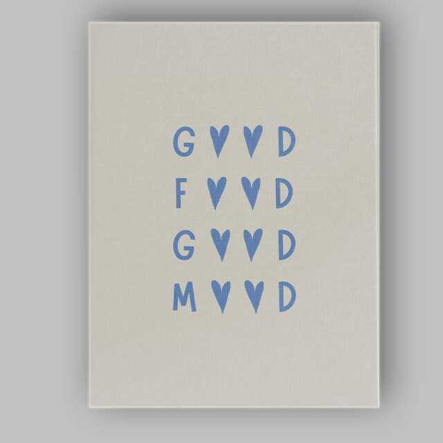 Minimalist Good Food Mood Typography Poster Canvas Wall Art Print Decor Picture Ready To Hang - image 1