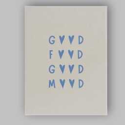 Minimalist Good Food Mood Typography Poster Canvas Wall Art Print Decor Picture Ready To Hang - thumbnail 1