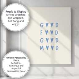Minimalist Good Food Mood Typography Poster Canvas Wall Art Print Decor Picture Ready To Hang - thumbnail 3