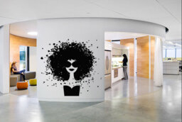 African Woman Vinyl Wall Decal Afro Art Decor 1377 - thumbnail 1