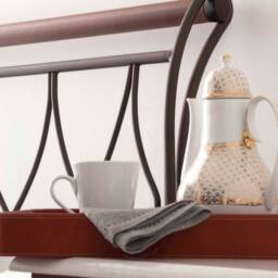 Wood & Iron Classic 160x200cm Elina Bed Frame - Handmade Wrought Metal Lifetime Guarantee - thumbnail 2