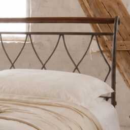 Wood & Iron Classic 160x200cm Elina Bed Frame - Handmade Wrought Metal Lifetime Guarantee - thumbnail 2