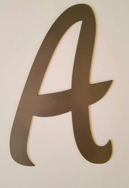 A. Letter Metal Wall Home Decor. Art. Office Makes A Great Gift