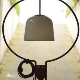 Floor Lamp, Upcycling, Art Deco, Vintage - thumbnail 2