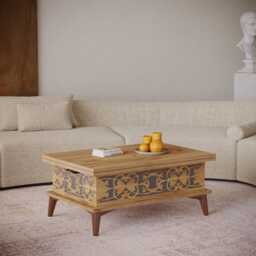 Extendable Lift-Top Coffee & Dining Table 6-In-1 - Space Saving - thumbnail 2