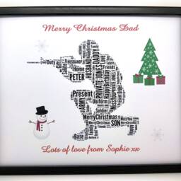 Personalized Army Word Art Print Military Gift, Dad, Husband - 8x10 - thumbnail 3