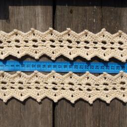 Beige Lace Tiebacks, Curtain Holders, Custom Order Available - thumbnail 3