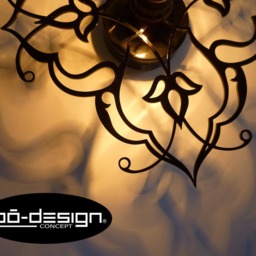 Oriental Lighting, 30 Or 35 cm Black, 110 V, Lighting, Designer Lighting, Oriental Light, Shadows On The Wall, Oriental Lamp, Lighting Design - thumbnail 2