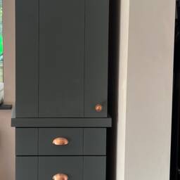 The Loughton Handcrafted Bespoke Custom Made To Order Pantry Larder Kitchen Cupboard Storage - thumbnail 2