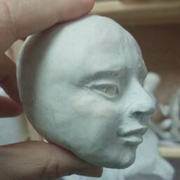 Custom Made Order, Photos Only For Refernce, Young Man Sculpture, Paper Mache Sculpture - thumbnail 2