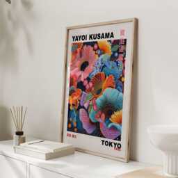 Yayoi Kusama, Kusama Print, Poster, Japanese Wall Art, Japandi, Japandi Art - thumbnail 3