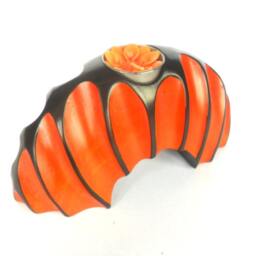 "Handmade Mango Wood Carving Arched Shape Tea Light Candle Holder Hand Carved Home Art Decor Vase Tealight 8""x4""x3" - thumbnail 3