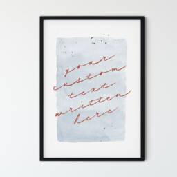 Modern Custom Quote Print, Sign, Wall Art, Prints Typography Personalised Text Print - thumbnail 3