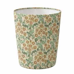 William Morris Orchid Buttercup Waste Paper Bin - Handmade Fabric Basket For Bedroom, Study Or Home Office - thumbnail 1