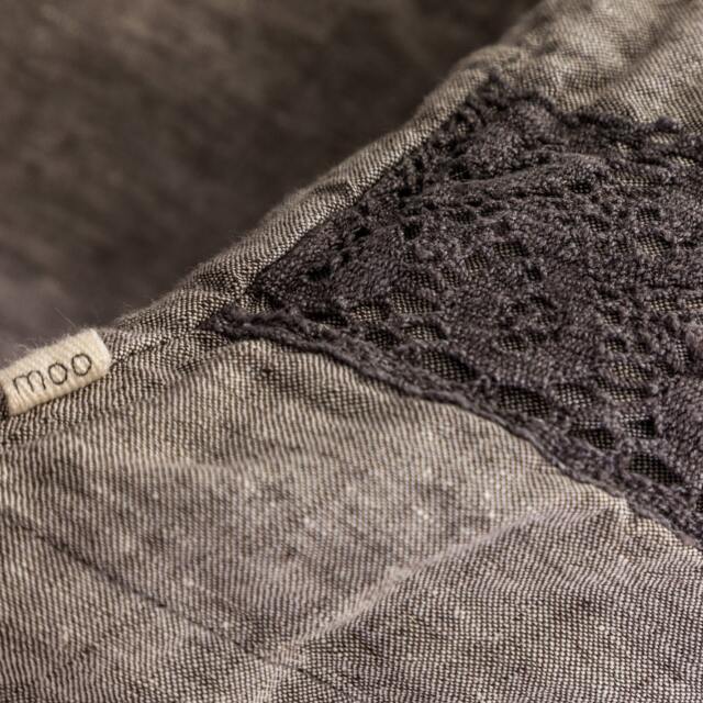 Linen Duvet Cover. Duvet Cover With Lace. Natural Washed, French Linen Bedding. Mooshop New 1 - image 1