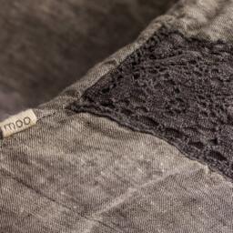 Linen Duvet Cover. Duvet Cover With Lace. Natural Washed, French Linen Bedding. Mooshop New 1 - thumbnail 1