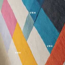 Hand Tufted Wool Area Rug - Modern Patchwork Design - thumbnail 4