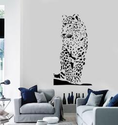 Wall Vinyl Decal Tiger Ethnic Decor Jungle African Sticker Art Mural 1461Dz - thumbnail 1
