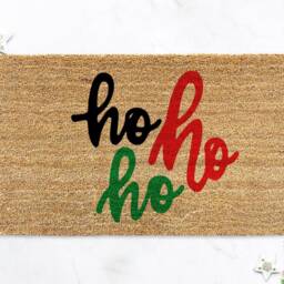 Christmas Doormat Decor - Gift For Men Women Custom Door Mat Santa Festive Welcome - thumbnail 2
