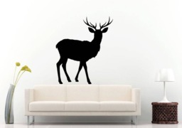 Deer Buck Elk Woods Forest Animal Hunting Diy Wall Sticker Decal Vinyl Mural Decor Art L2200 - thumbnail 1