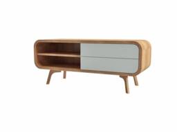 Small Tv Stand, Vinyl Record Storage in Solid Oak With Soft Closing Doors Record Storage, Sideboard, Console Bookshelves, Media Cabinet