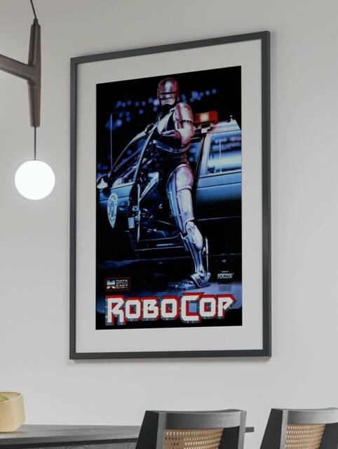 Robocop Data East Arcade Retro Video Game Poster 24 X 36 Inches