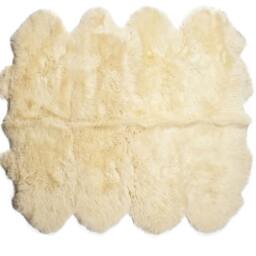 Large Chocolate Brown Rug . 8 Skin Dark Luxury Sheepskin Rug, Genuine , Sofa Cover, Bed Cover. Xxl - thumbnail 2
