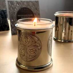 Kells Celtic Pewter Candle Votive, Handcrafted Wentworth Tealight Holder, Decor - thumbnail 3