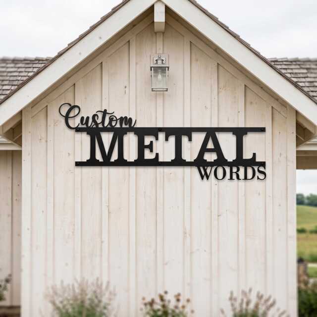 Custom Family Name Metal Sign, Personalized Wall Decor For Garage & Home Display - image 1
