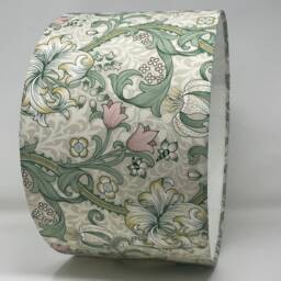 William Morris Golden Lily Drum Lampshade Linen/Blush - thumbnail 3