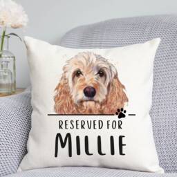 Cockapoo Cushion - Dog Related Gift Reserved For Dog Cushion Gift - thumbnail 1