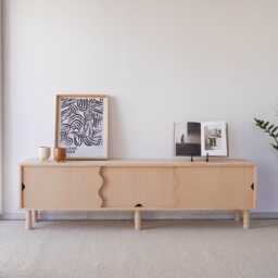 Solid Wood Multimedia Console, Tv Stand For Living Room - Malaret